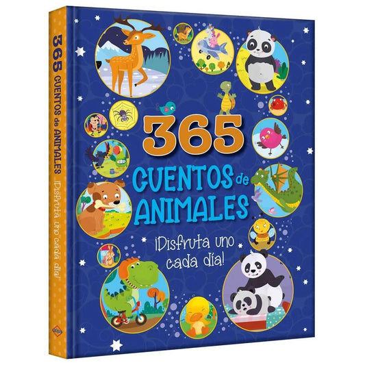 Libro 365 Cuentos De Animales - Disfruta Uno Cada Dia- Lexus