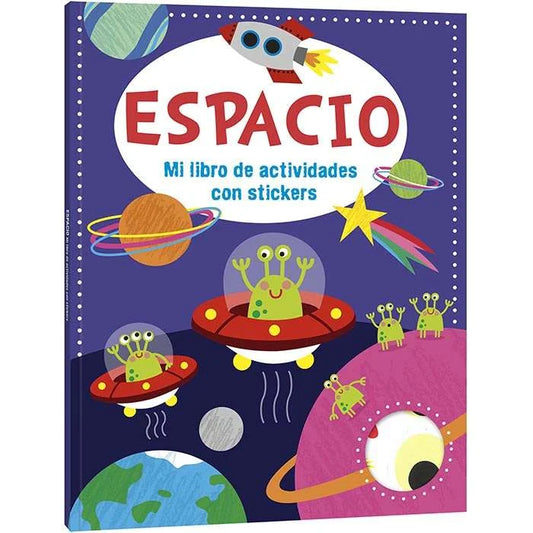 Libro De Actividades Espacio  con stickers - Nuevo y Original - Lexus