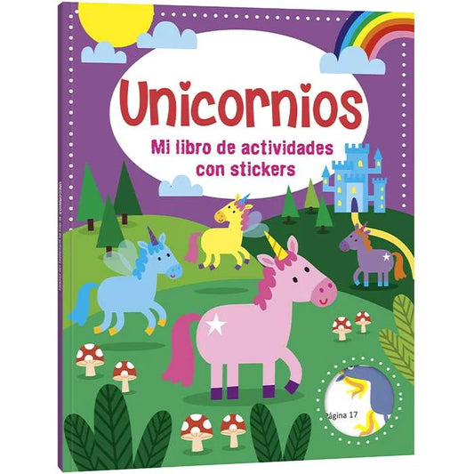 Libro De Actividades Unicornios C/stickers - Original Lexus