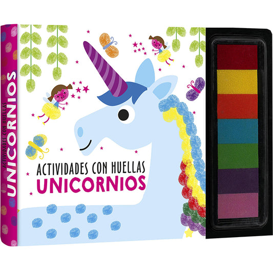 Libro De Actividades Con Huellas - Unicornios - Lexus