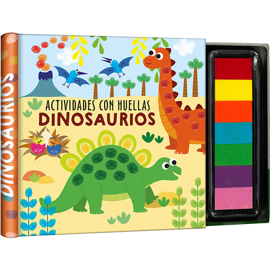 Libro De Actividades Con Huellas - Dinosaurios - Lexus