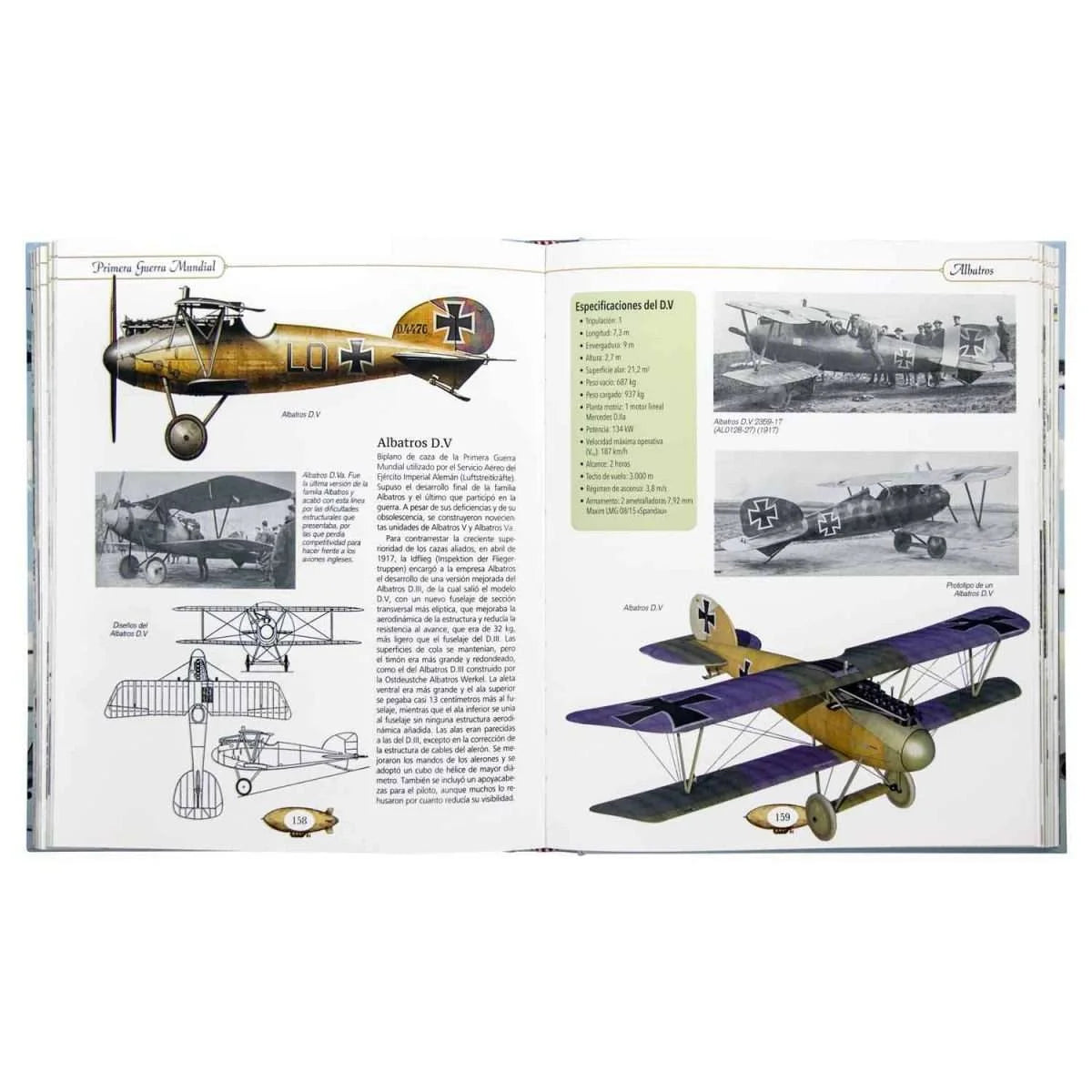 Libro Atlas Ilustrado Aviones Muy Antiguos - Lexus