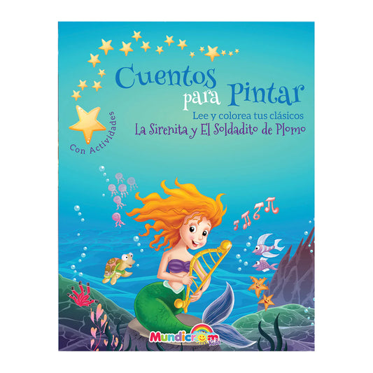 Cuentos Clasicos Para Pintar 3 Libros - Mundicrom