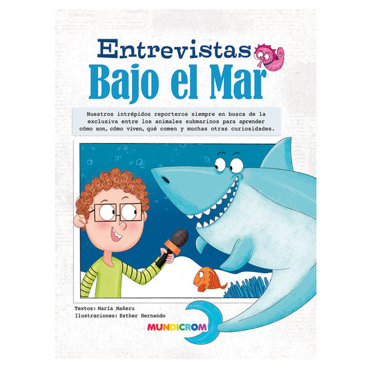 Libro Infantil Entrevistas Bajo El Mar - Mundicrom