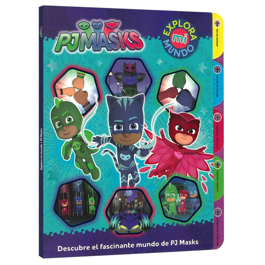 Libro Pj Mask, Explora Mi Mundo - Nuevo Y Original - Lexus