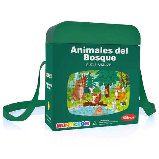 Puzle Familiar Animales Del Bosque (105 Piezas) - Mundicrom