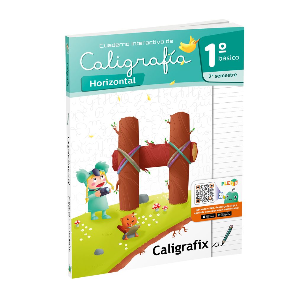 Cuaderno Caligrafia Horizontal 1° Basico Segundo Semestre Caligrafix