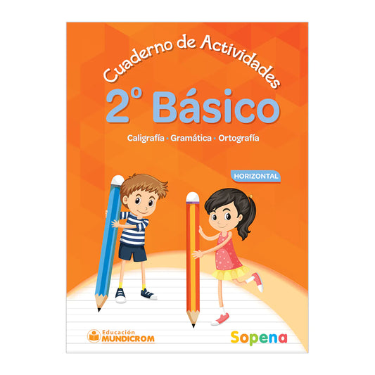 Cuaderno de Actividades 2° Básico Horizontal Sopena